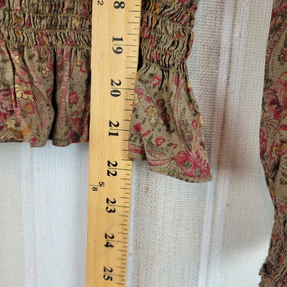 Ralph Lauren Jeans Co 100% Cotton Peasant Blouse Top Size‎ Extra Small - Picture 5 of 9